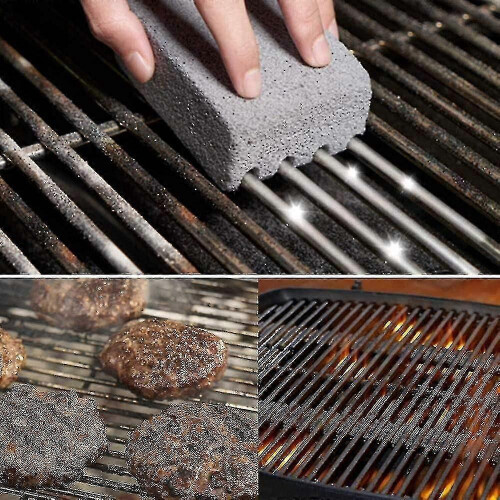 4 Pack Grill Cleaning Brick Block Griddle Cleaner Stone for BBQ Flat Top 1