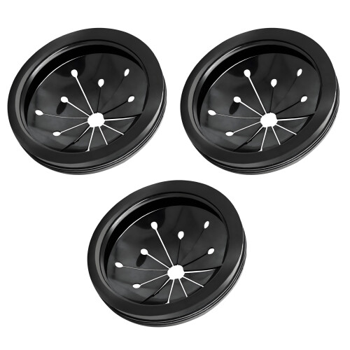 3pack Kitchen Sink Drain Strainer Assembly Garbage Disposal