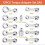 12-Piece 3/8" Torque Wrench Adapter Set with SAE 12-Point Box End Extensions 3