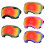 Lunettes de soleil pour animaux de compagnie à sangle-Noir M 2