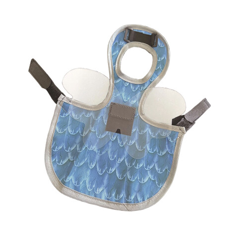 Couverture lavable pour oiseaux, liquide décourageant,-Bleu