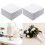 100Pcs 5 Inch White Cotton Fabric Squares Soft Materials For 6