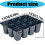 Multipurpose Hydroponic Nursery Containers Elevated Seedling 3