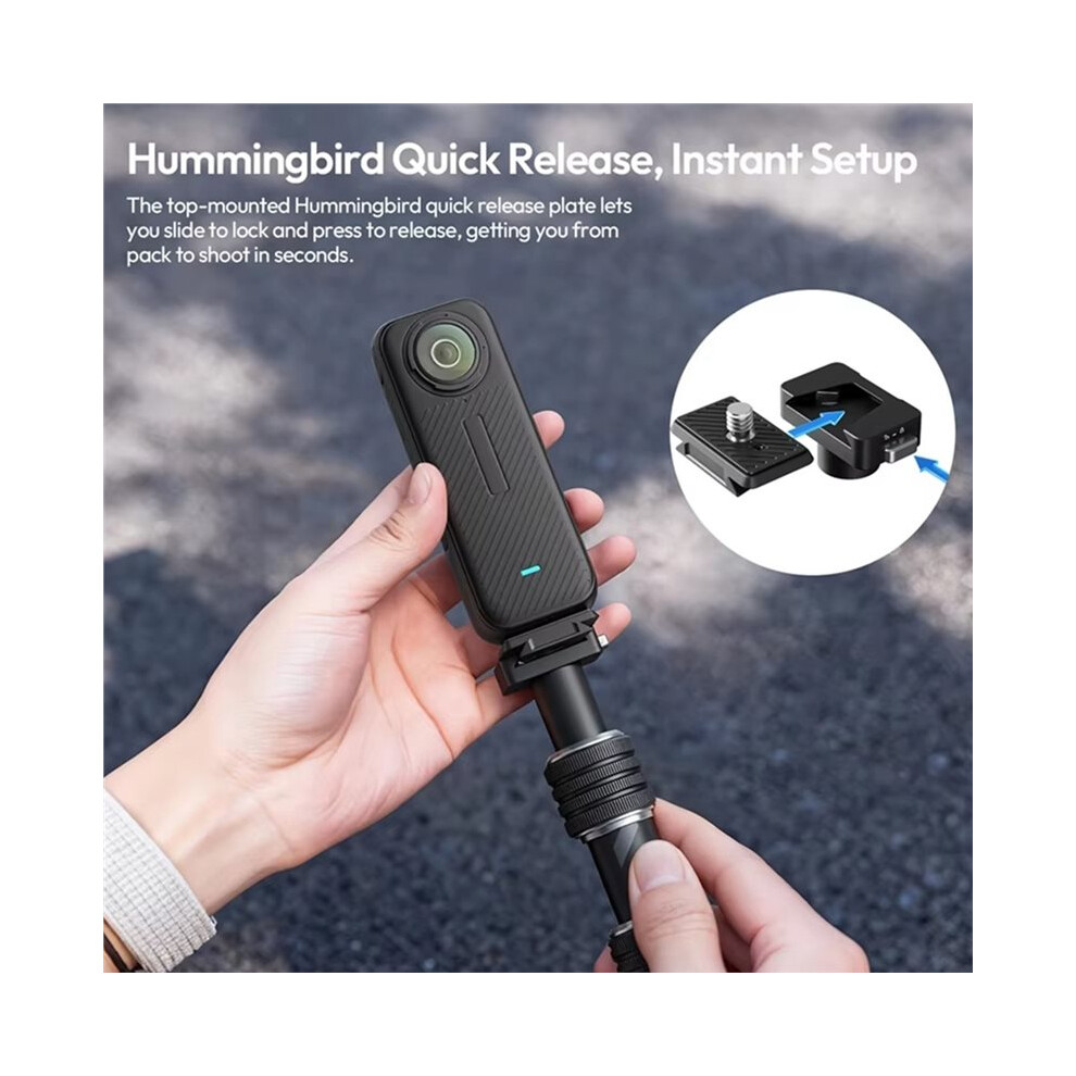Vl03 Motorcycle Selfie Stick Holder With Super Clamp For Action Cameras 360 Rotating Bike Mount Bracket 4713642522279