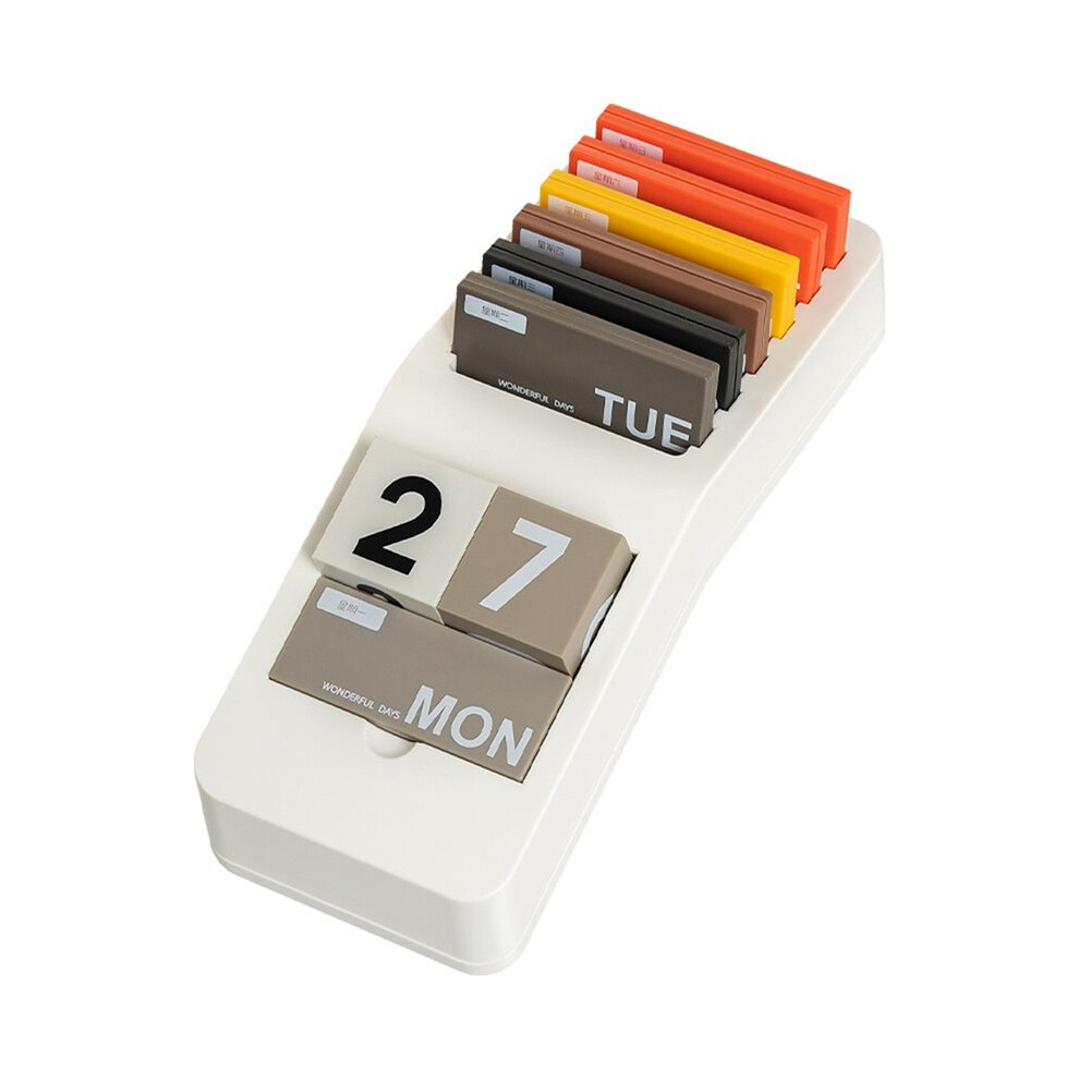 Curved Perpetual Calendar, Desktop Fun Calendar, Cultural Office Supplies, Small Ornaments 4712369509037