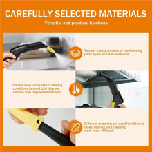 Steam Power Nozzle Mop Cloth Set for SC1 SC2 SC3 SC4 SC5 Steam Cleaner Parts Joint Brushes Round Brush