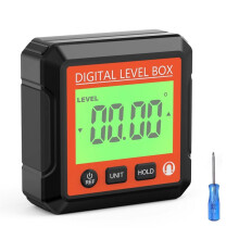 Livella Digitale Magnetica, Righello di Misurazione Multiangolo, Inclinometro Digitale, Goniometro Elettronico con Display LCD