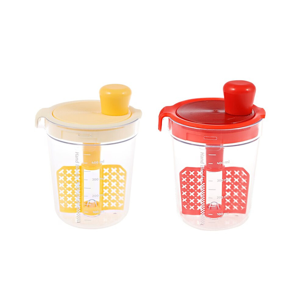 2Pcs Manual Mixing Cup 500Ml Egg Liquid Mixing Bottle Kitchen Tool Sauce Seasoning Mixer Salad Dressing Mixer Bottle 6034004546848