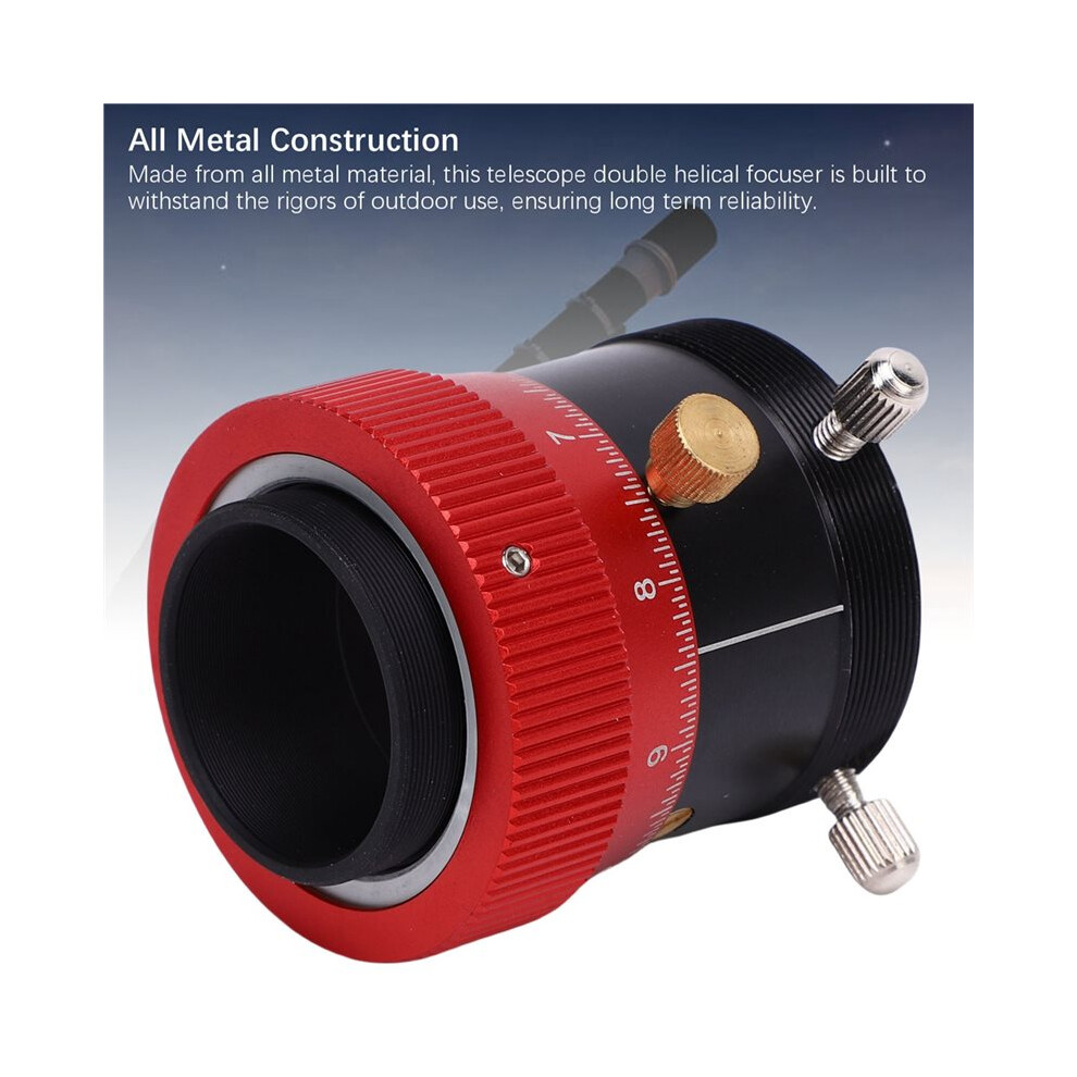 Astrophotography Telescope Helical Focuser With 10Mm Aluminum Alloy Stroke Double Helical Focuser For Astrophotography 6031418821462