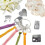 11Pcs Assorted Shape Thread Organiser Clear Acrylic Embroidery 6