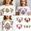 Flower Embroidered Applique Sewing on Polyester Sticker-Pink 3