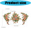 Flower Embroidered Applique Sewing on Polyester Sticker-Pink 4
