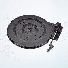 1pc Vintage Style Belt Driven Turntable with 28cm Platter for Vinyl Records Retro Phonograph Player Home Audio System