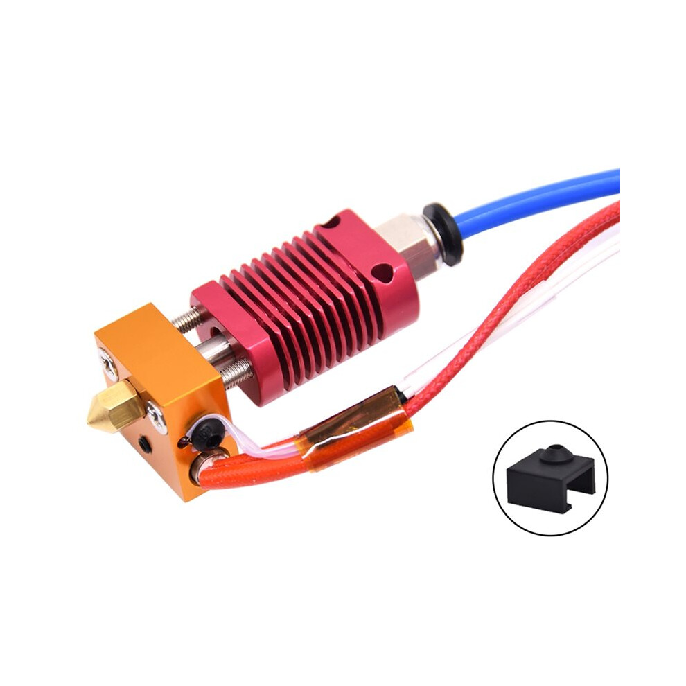 2Pc Extruder Hotend Kit Extruder Bowden Ptfe Tubing Mk8 Nozzle Hot End For 3 V2 Parts 4712044193094