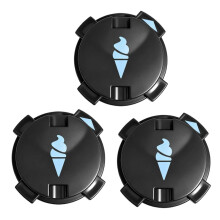 3PCS Dustproof Seal Lid for NC701 Ice Cream Maker Swirl Pint Containers Accessories Rotary Lock Dustproof Cover