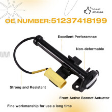 New Left Active Bonnet Actuator Hinge Sensor Pedestrian Protection for  X5 G05 X6 G06 X7 G07 2017-2020 51237418199