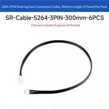 5264-3PIN Servo Cable 6PCS 300mm Extension Leads for ST SC CF Series Servos for RC Models Robotics and DIY Projects