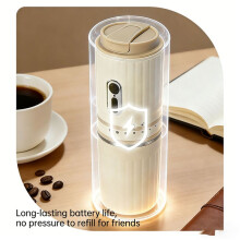 Portable Coffee Maker Grinder Cup Electric Espresso Coffee Machine One Key Operation for Travel Offices Home