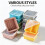 Récipient alimentaire sécurisé à deux espaces pour le-Violet 4