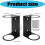 Pack Of 2 Sturdy Iron Funnel Stand With Secure Mounting Iron 3