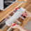 Elastic Drawer Storage Unit White Container For Kitchen Bathroom 7
