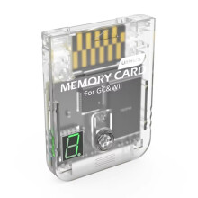 Digital Display Game Saves Card Large Storage for GameCube (RVL-001) Game Console , Gaming Storage Solution