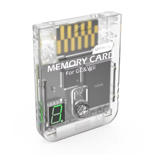 Digital Display Game Saves Card Large Storage for GameCube  (RVL-001) Game Console , Gaming Storage Solution
