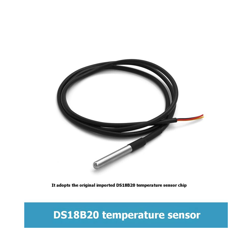 Ds18b20 Digital Temperature Sensor Waterproof 100Cm Digital Sensor Cable Stainless Steel Probe For Projects 6031244102759