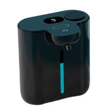 HD Display 9 Levels Adjustable Automatic Sense Soap Dispenser IPX5 Waterproof Rechargeable Hand Dish Machine Black