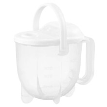 Washer Strainer Bowl with Handle - Plastic Grain & Vegetable Washing Bowl, Perfect for Rice Washing Bowl Needs and Rice