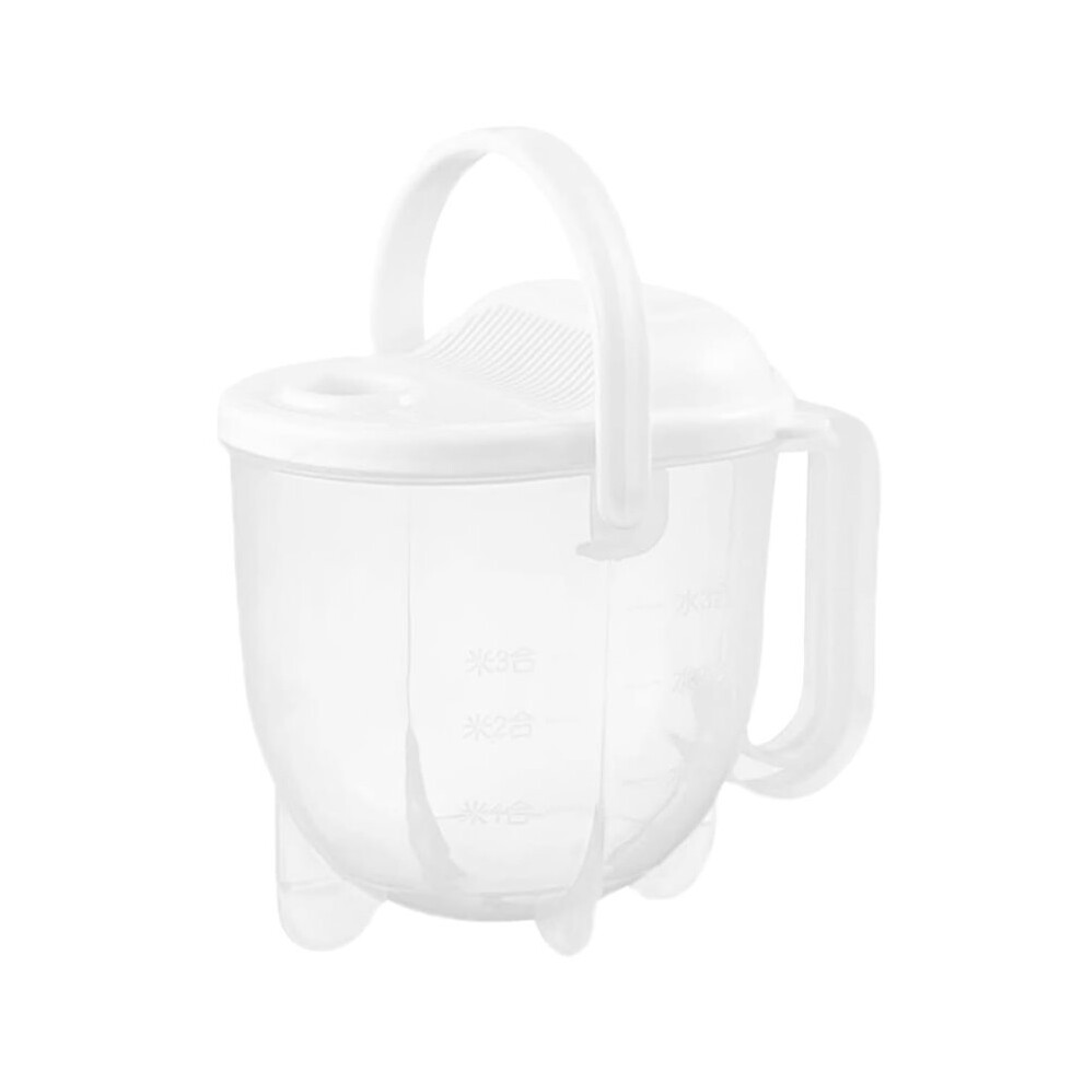 Washer Strainer Bowl With Handle - Plastic Grain & Vegetable Washing Bowl, Perfect For Rice Washing Bowl Needs And Rice 4712893065351