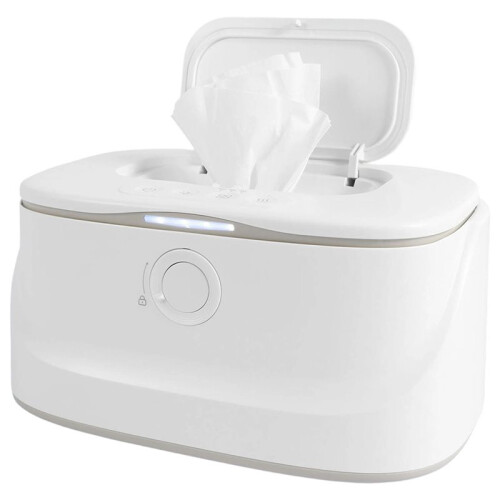 USB Baby Wipe Warmer LED Light Keep Warm Box Adjustable Temperature Heating Diaper Dispenser Portable Large Capacity