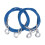 Car Tow Rope Auto Pull Roped Steel Wire Tow Ropd Traction Roping Trailer Pulls Rope with Hooks Car Emergency Tool A 5