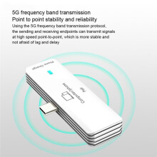 5.8G 1080P Wireless -Compatible Video Audio Transmitter Receiver Extender 50m Wifi Display TV Dongle for Projector