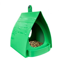 Hanging Bird Feeder Large Capacity Outdoor Bird Feeder Birdhouse Garden Bird Feeder for Sparrow Balcony Yard Porch Green