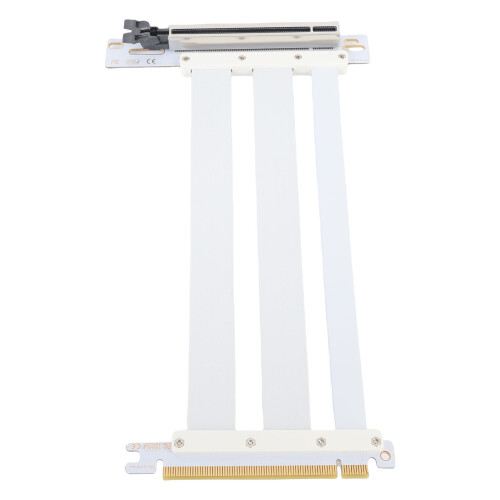 PCIe 4.0 x16 Riser-Kabel 15 cm weiß 128 Gbit/s 90