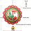 Sino de Vento Capino Papai Noel 12 Polegadas em Aço Inoxidável 5