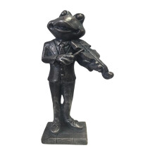 Harz Tier Musiker Figur Ornament Miniatur Harz Tier-Violine