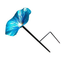 Decorative Flowers Stake Durability Iron Stake For-lake blue