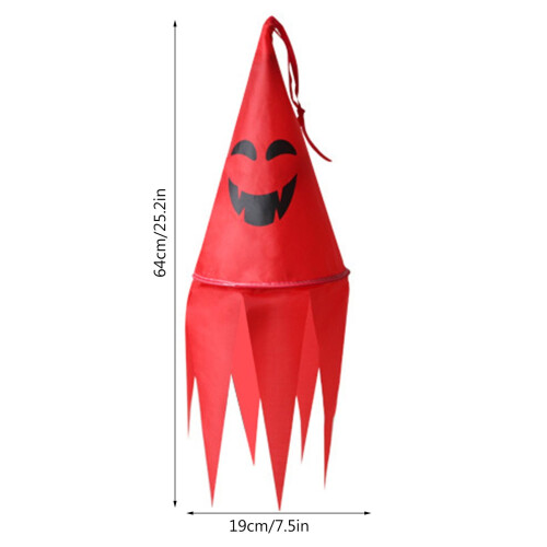 Halloween-LED-Geisterlampe mit Hexenhut (5 Stück) 2