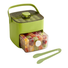 Antihaftbeschichteter Silikon-Eiswürfelhalter,-Grün