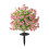 Keine Wartung, Kunststoff-Veilchen-Eukalyptus-Blumencluster-Rosa 1