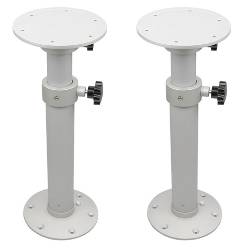 2X Adjustable Table Pedestal Detachable Table Base Stand Leg Base Mount -Frame Aluminum Alloy Table Base