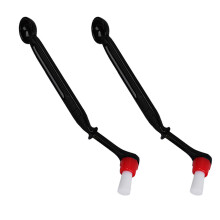 Brosse de nettoyage pour Machine à expresso ABS, 2 pièces,-UN