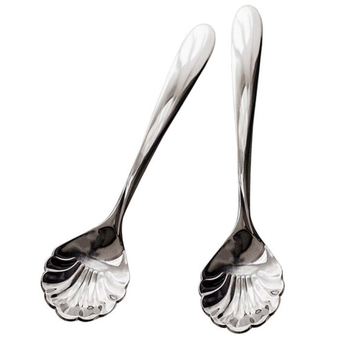 Cuillère de cuisine Flexible en acier inoxydable, Design de