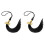 2026 Embellished Graduation Cap Tassels Polyester-Black 2PCS 1