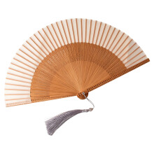 Retro Chinese Themed Fan With Silk Texture Suitable For-14