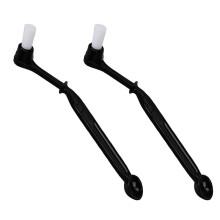 2PCS ABS Coffee Espresso Machine Cleaner Brush With Long-B