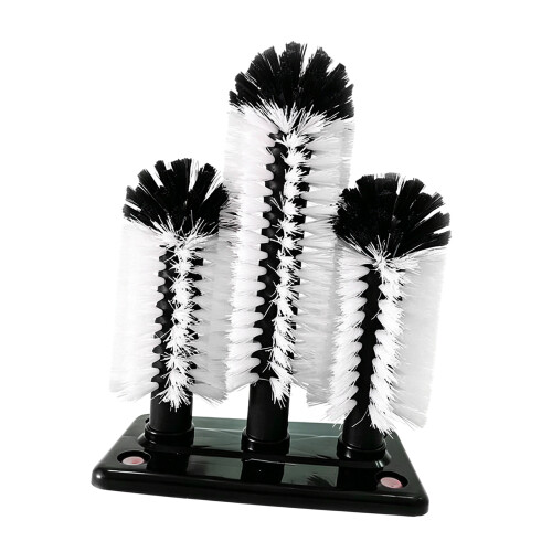 Brosse de nettoyage de bouteille d'eau avec Base d'aspiration,