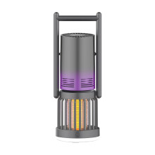 3 In 1 Automatic Fly Trap Camping Fan Physical-gray purp